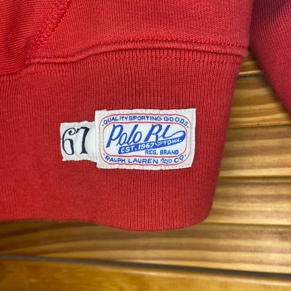 Polo Ralph Lauren Size Small Red Sweatshirt - Picture 4 of 4